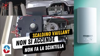 scaldino Vaillant a pile camera aperta Mag mini it 11 non parte e va in blocco la luce rossa [upl. by Holladay936]