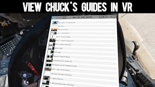 DCS VR  View Chucks PDF Guides in VR [upl. by Artep]