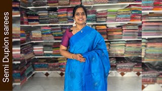 Semi Dupion sarees  Apavaranam 20 October 2024 [upl. by Dry]