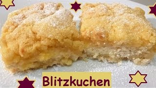 Blitzkuchen Kuchen ohne Teigzubereitung und super saftig Cake without dough preparation [upl. by Sergius]