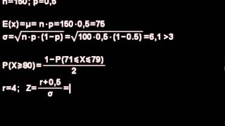 Video 3 ZTabelle Annäherung der Binomialverteilung durch Normalverteilung [upl. by Rosel]