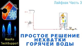 Лайфхак Двухконтурный котел и проблема горячей воды [upl. by Yunfei]