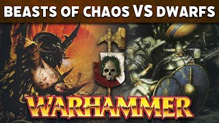 Beastmen vs Dwarfs Warhammer Fantasy 7th Edition Live Battle Report Reupload [upl. by Goldston]