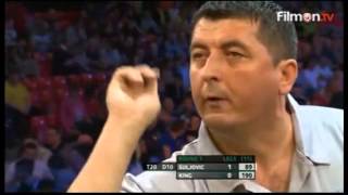 2015 Players Championship Finals Round 1 Suljovic vs King [upl. by Yendahc]