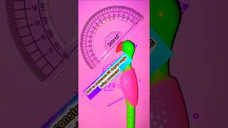 How to construct 35 degree angle using protractorshorts [upl. by Euqirdor]