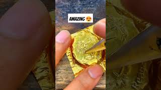 24k Gold amazing design jewelry accessory gold accessories lifehacks goldring restoration tips [upl. by Arej136]