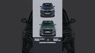 The Back Seat Experience  Grand Vitara Strong Hybrid vs Seltos Diesel IMT FAQ 1 [upl. by Salohcin]