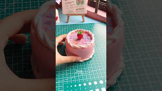 DIY fake cake box 🎂 craft diy creative viralshorts shorts [upl. by Quartus]