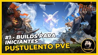 Albion Online  1  Builds para iniciantes Pustulento PVE [upl. by Hinch]