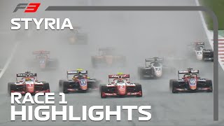 F3 Race 1 Highlights  2020 Styrian Grand Prix [upl. by Carli]