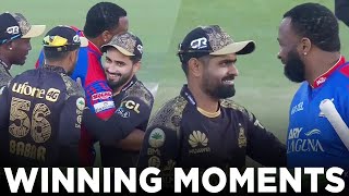 Winning Moments  Peshawar Zalmi vs Karachi Kings  Match 6  HBL PSL 9  M2A1A [upl. by Sirred135]