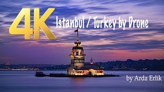 4K Istanbul  Turkey by Drone [upl. by Shipp740]