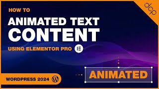 How to animated text content using Elementor Pro [upl. by Yleoj298]