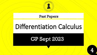 Revision Grade 12 Maths  Differentiation Calculus  Past Papers 4 GP Sep 2023 [upl. by Florry]