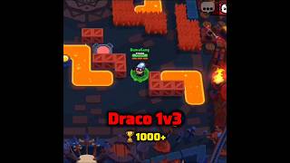 Draco 1v3 Düello 🏆1000 brawlstars dumagang shorts [upl. by Nekial]