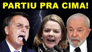 GLEISI HOFFMANN PASSOU VERGONHA AO VIVO APÓS AFRONTAR JAIR BOLSONARO E NARRATIVAS SOBRE MST E LULA [upl. by Iznyl]