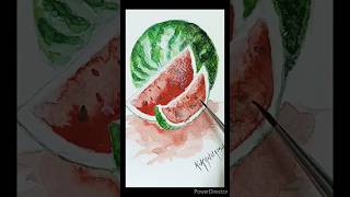 Water melon water colouring Trending  viral video [upl. by Littlejohn]