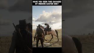 quotSAVAGED BY INDIANSquot Very Rare Easter Egg in RDR2  Red Dead Redemption 2 shorts [upl. by Ericksen]