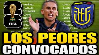 Análisis de la PEOR lista de CONVOCADOS de Sebastián BECCACECE Para enfrentar a Bolivia y Colombia [upl. by Sleinad]