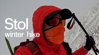 The highest peak of the Karavanke WInter hiking in Stol Slovenia [upl. by Nairdna]