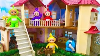 CALICO CRITTERS Luxury Townhouse Teletubbies Toys NEW TINY TREASURES Set [upl. by Melanie768]