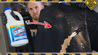 Making CUSTOM SHIRTS with Bleach [upl. by Yllop]