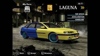 NFS Most Wanted 2005  1998 Renault Laguna 30 V6 [upl. by Lasala]