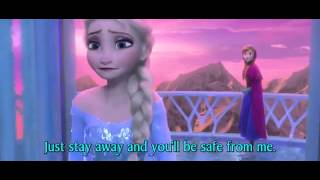 FROZEN  For the First Time in Forever Anna and Elsa  Official Disney 3D Movie Clip  With Words [upl. by Aziar]