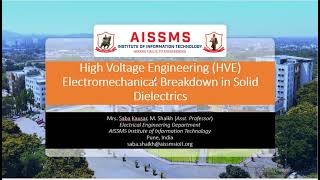 Electromechanical breakdown in solid dielectric [upl. by Ainafets903]