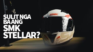 SMK STELLAR SPORT STAGE FULL FACE HELMET REVIEW [upl. by Knitter]