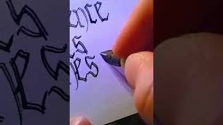 POV handwriting quoteoftheday calligraphy microfreak pov dippen microcosm [upl. by Gargan]