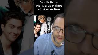 Death Note Manga vs Anime vs Live Action [upl. by Anayd]