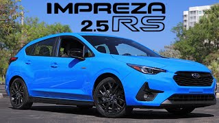 Unexpected Hot Hatch 2024 Subaru Impreza RS Hatchback Review [upl. by Asiar]