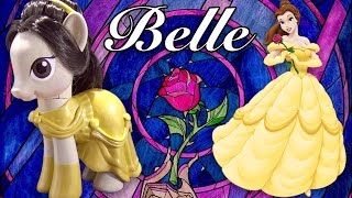 Custom BELLE PONY Disneys BEAUTY AND THE BEAST MLP Tutorial My Little Pony [upl. by Waterer943]