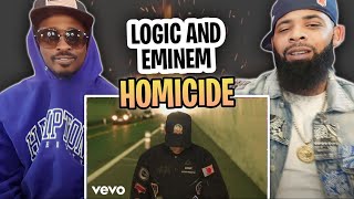 TRETV REACTS TO  Logic  Homicide ft Eminem Official Video [upl. by Fira]