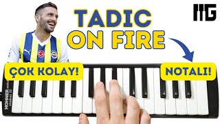 TADIC ON FIRE 🔥Kolay Melodika Notaları  Freed From Desire [upl. by Dorran]