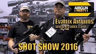 New REX Airguns from Evanix at SHOT SHOW 2016 [upl. by Yeorgi727]