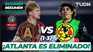 Resumen y goles  Atlanta Utd 1130 América  CONCACAF Champions  4tos  TUDN [upl. by Hcnarb]