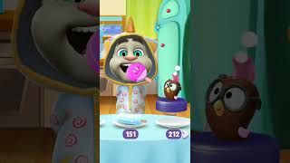 Aaaa eeee oooo 🍭😂💕 funny talkingtom comedy humor mytom2 baby shorts [upl. by Robina]