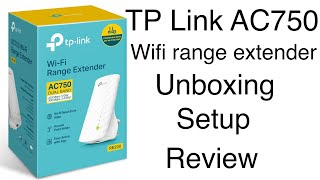 TP Link AC750 WiFi extender Unboxing Set Up and Review [upl. by Fidelas]