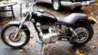 Suzuki LS650 Savage modified Start idle and walk around [upl. by Laurette]