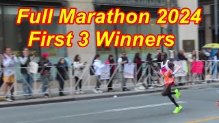 Full Marathon First 3 Winners  TCS Toronto Waterfront Marathon 2024 shamshermannbti [upl. by Alcina]