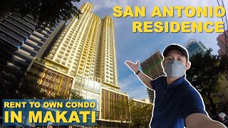 San Antonio Residence Makati Condo RENT TO OWN  FOR INQUIRIES 63 917 756 1122 [upl. by Annavaig726]