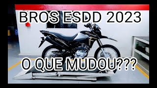 BROS 160 ESDD 2023 PRETA TEVE ALTERAÇÕES [upl. by Dowlen]