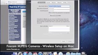 Foscam MJPEG Cameras  Wireless Setup on Mac [upl. by Sakhuja]