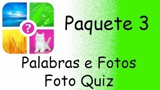 Palabras e Fotos  Foto Quiz Paquete 3 [upl. by Suhploda]