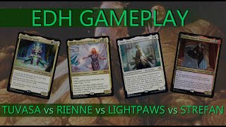 EDH Game Tuvasa vs Rienne vs Lightpaws vs Strefan [upl. by Tamberg653]