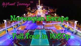 Norwegian Escape Full Tour in 1080p [upl. by Reivax]