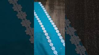 Salwar mohri design  Flower Lace mohri design  Very easy [upl. by Devondra]