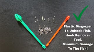 How To Use A Plastic Disgorger To Unhook Fish  Snelled Fish Hook Remover Tool 2 in 1 4K [upl. by Rednaeel261]